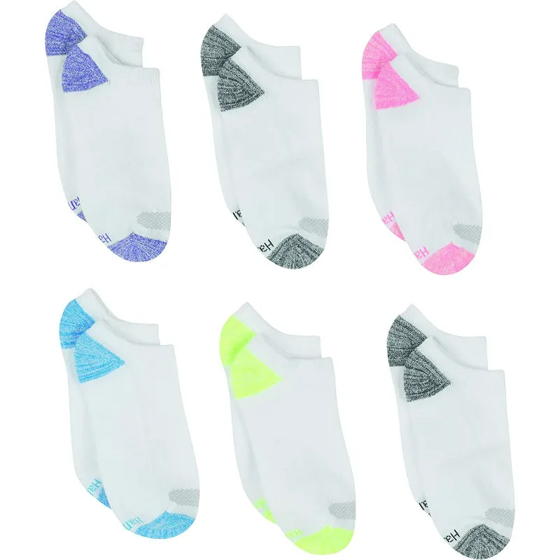 Pack Of 6 Women's Plush Comfort Toe Seam No Show Socks