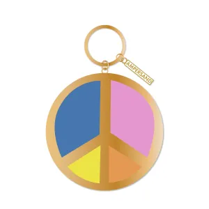 Peace Sign Keychain
