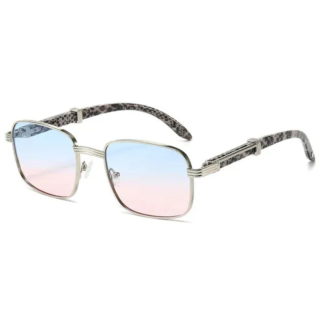 "Brandon" Square Men Plastic Frame Sunglasses