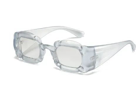 "Slick Obsession" Women's Plastic Square Sunglasses