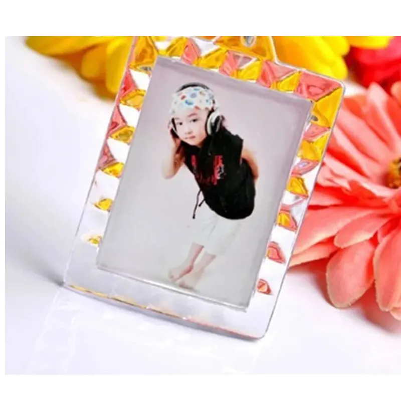 Rectangle Blank Acrylic Photo Insert Keychains