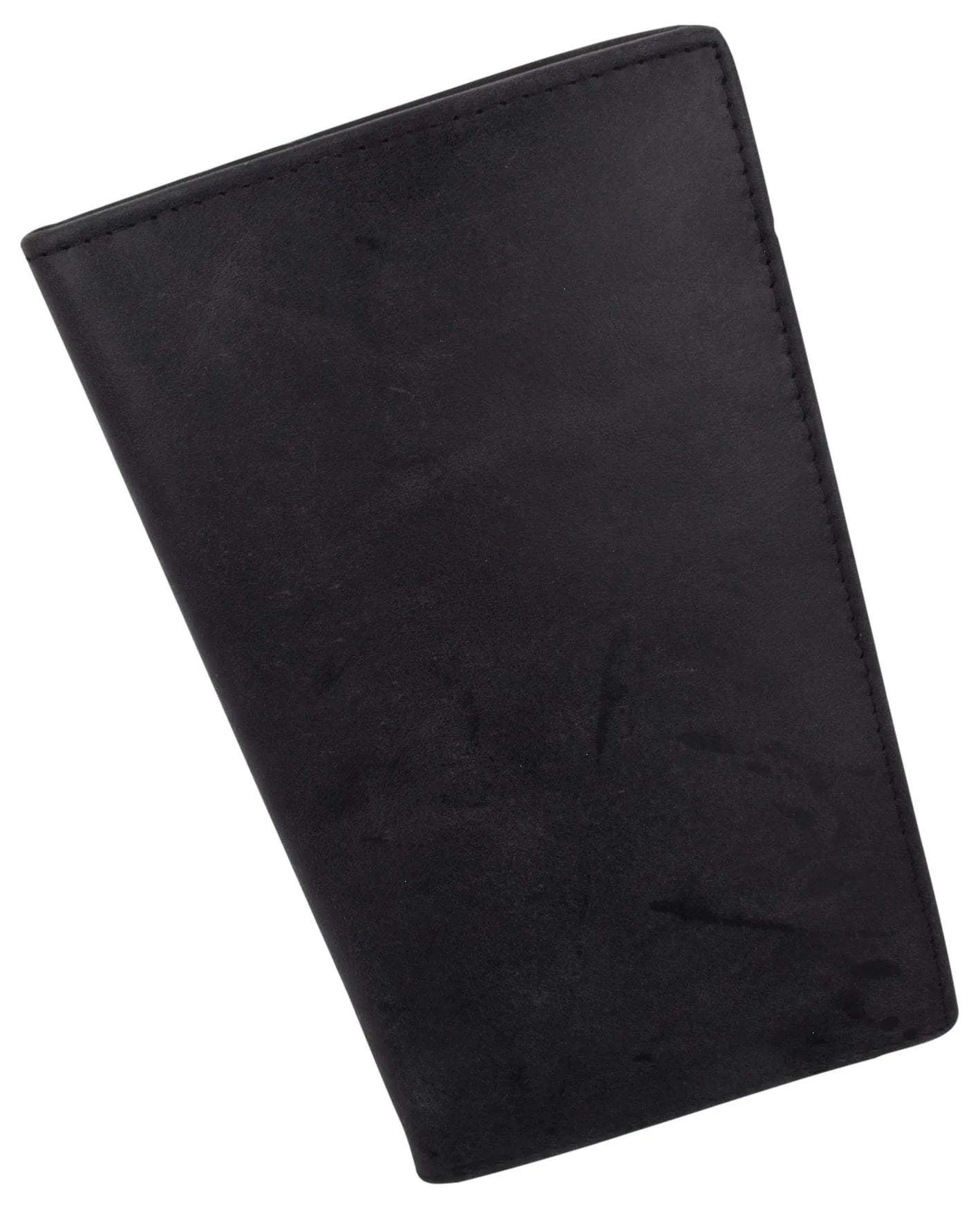 RFID Blocking Bifold Credit Card ID Holder Hunter Leather Wallet for Men & Women
