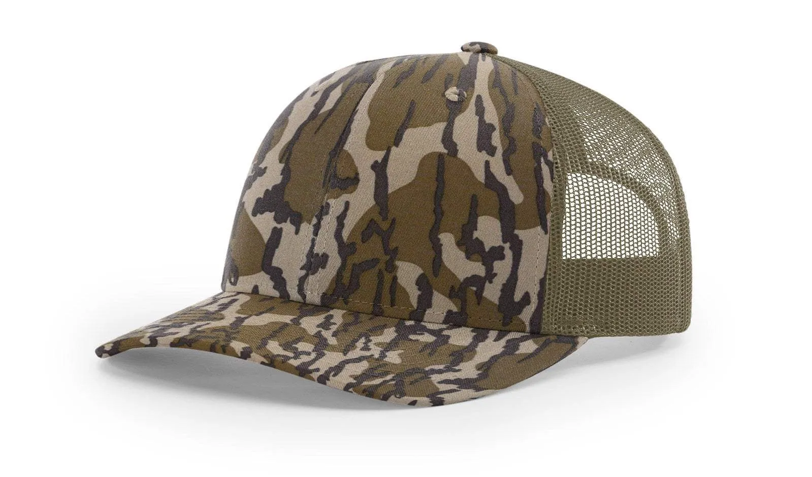 Richardson 112P Camo Trucker Hat Snapback Caps Camo Blaze Orange Realtree Mossy Oak Hats