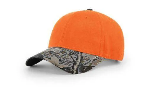 Richardson 112P Camo Trucker Hat Snapback Caps Camo Blaze Orange Realtree Mossy Oak Hats