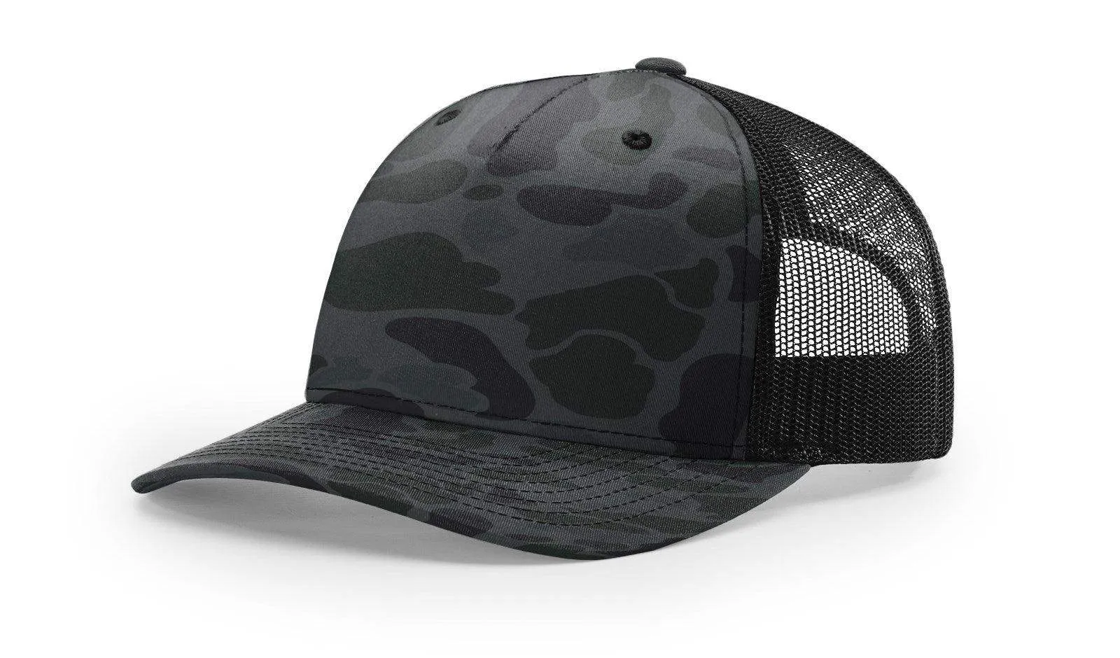 Richardson 112P Camo Trucker Hat Snapback Caps Camo Blaze Orange Realtree Mossy Oak Hats