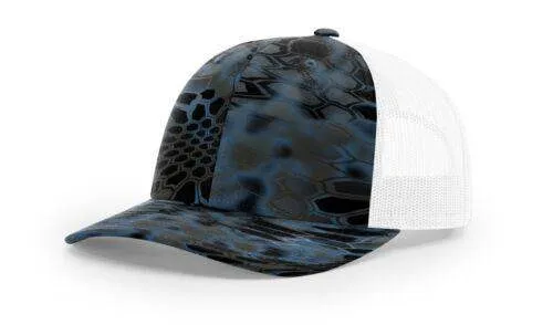 Richardson 112P Camo Trucker Hat Snapback Caps Camo Blaze Orange Realtree Mossy Oak Hats