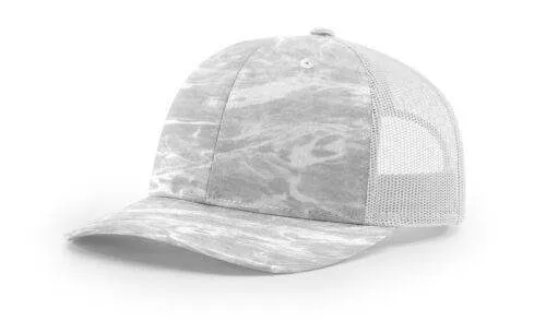 Richardson 112P Camo Trucker Hat Snapback Caps Camo Blaze Orange Realtree Mossy Oak Hats