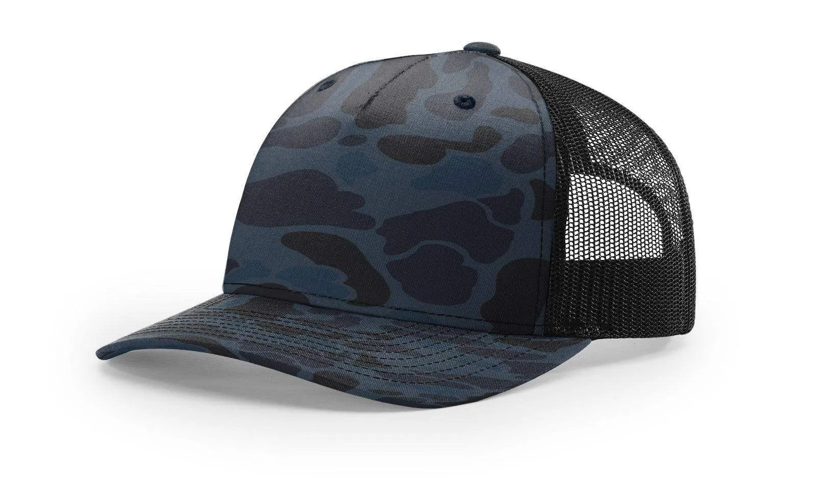 Richardson 112P Camo Trucker Hat Snapback Caps Camo Blaze Orange Realtree Mossy Oak Hats