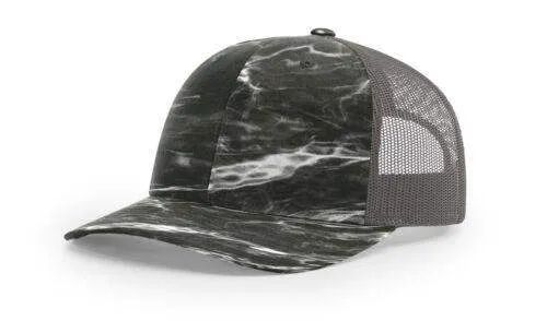 Richardson 112P Camo Trucker Hat Snapback Caps Camo Blaze Orange Realtree Mossy Oak Hats