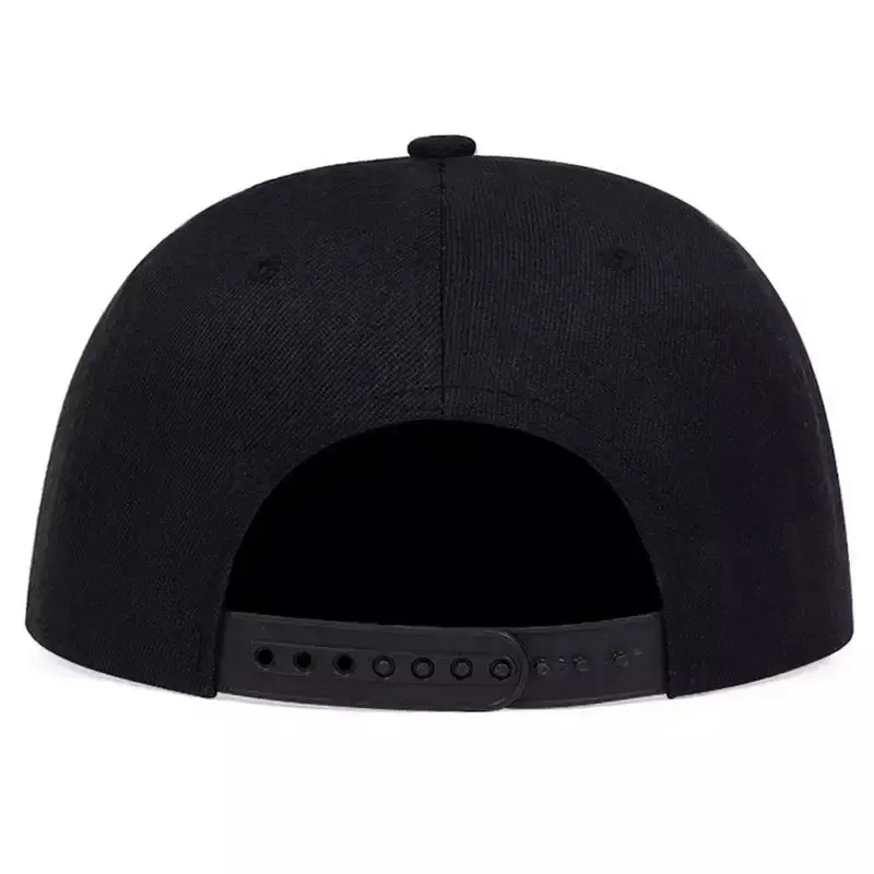 Roaring Bear Black Snapback Cap