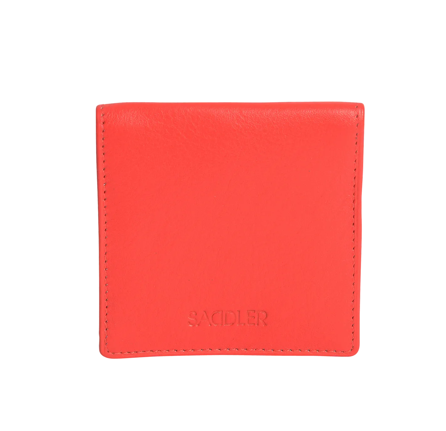 SADDLER POPPY Leather Square Mini Tray Purse
