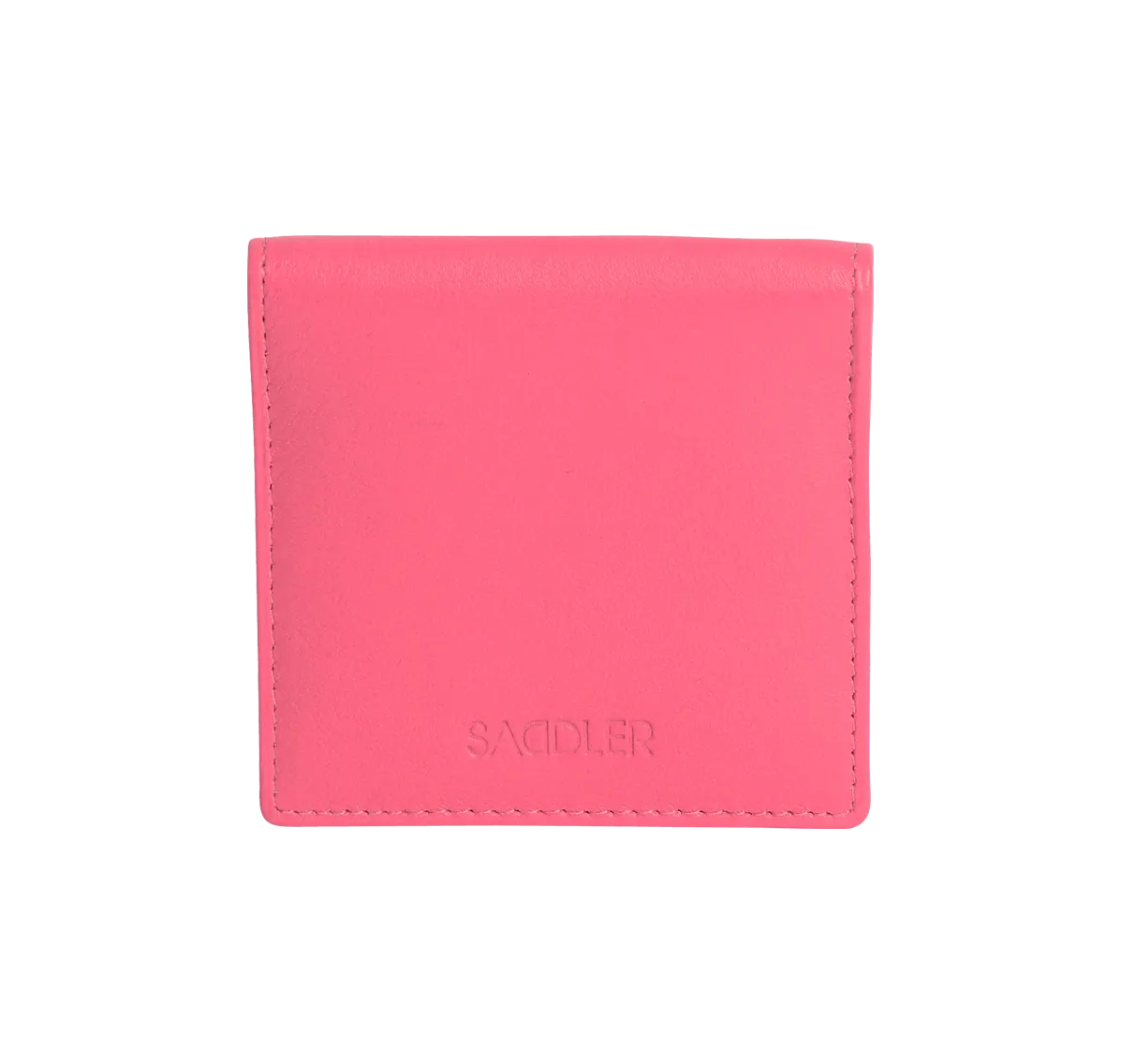 SADDLER POPPY Leather Square Mini Tray Purse