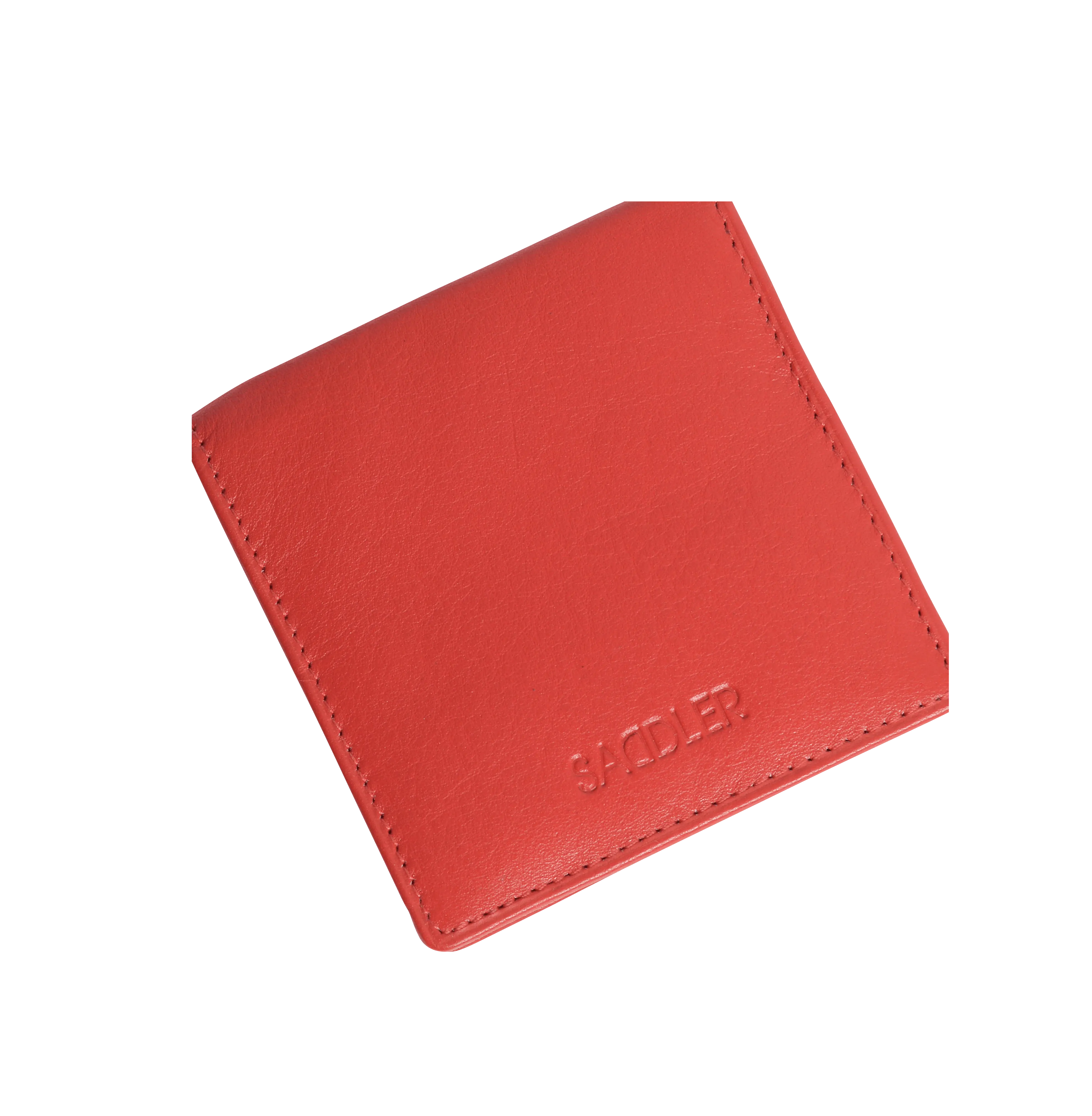 SADDLER POPPY Leather Square Mini Tray Purse