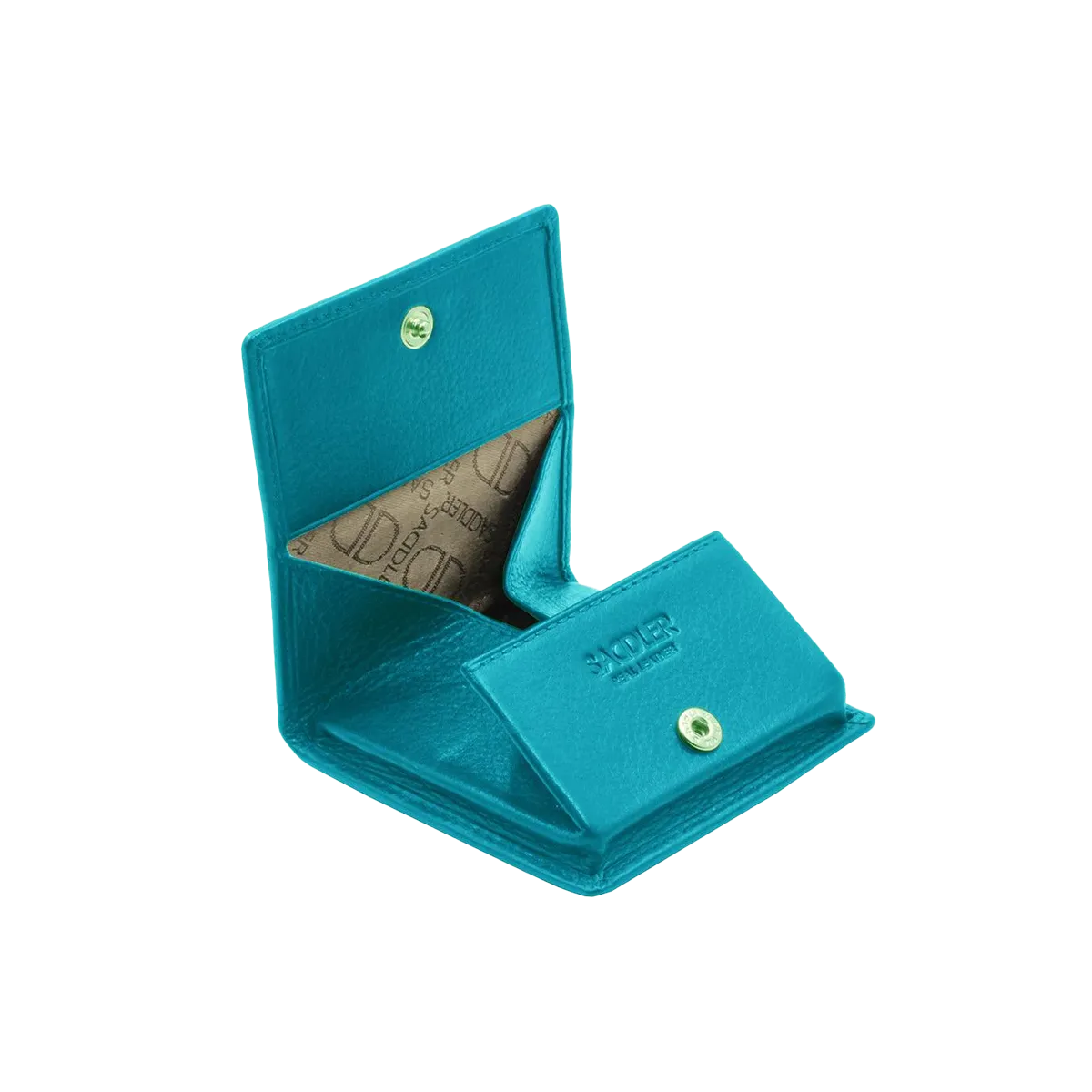 SADDLER POPPY Leather Square Mini Tray Purse
