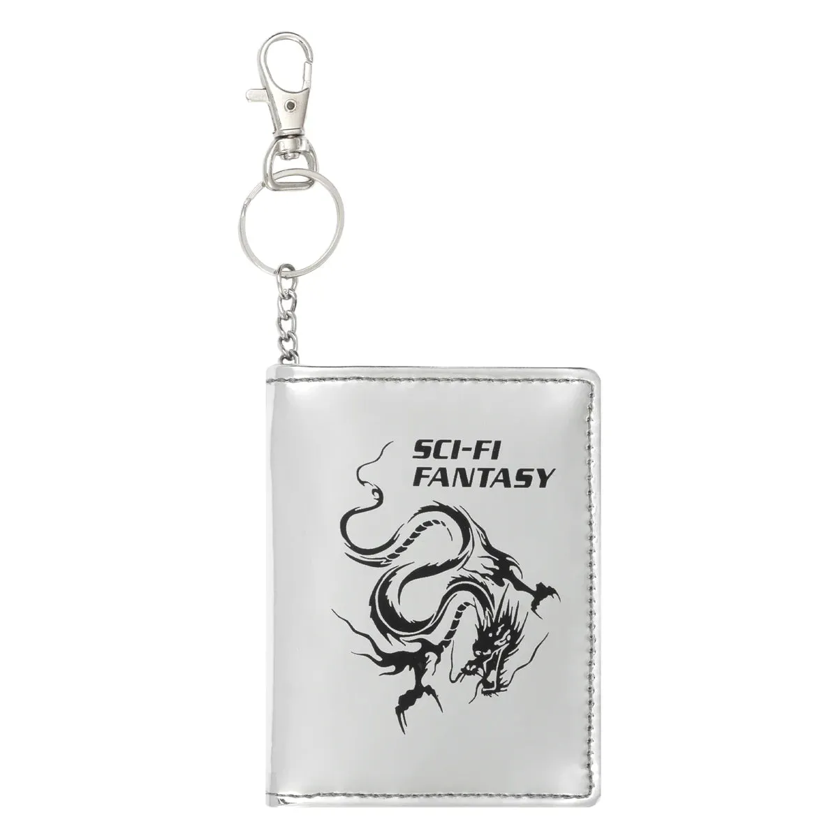 Sci Fi Fantasy Dragon Wallet Silver
