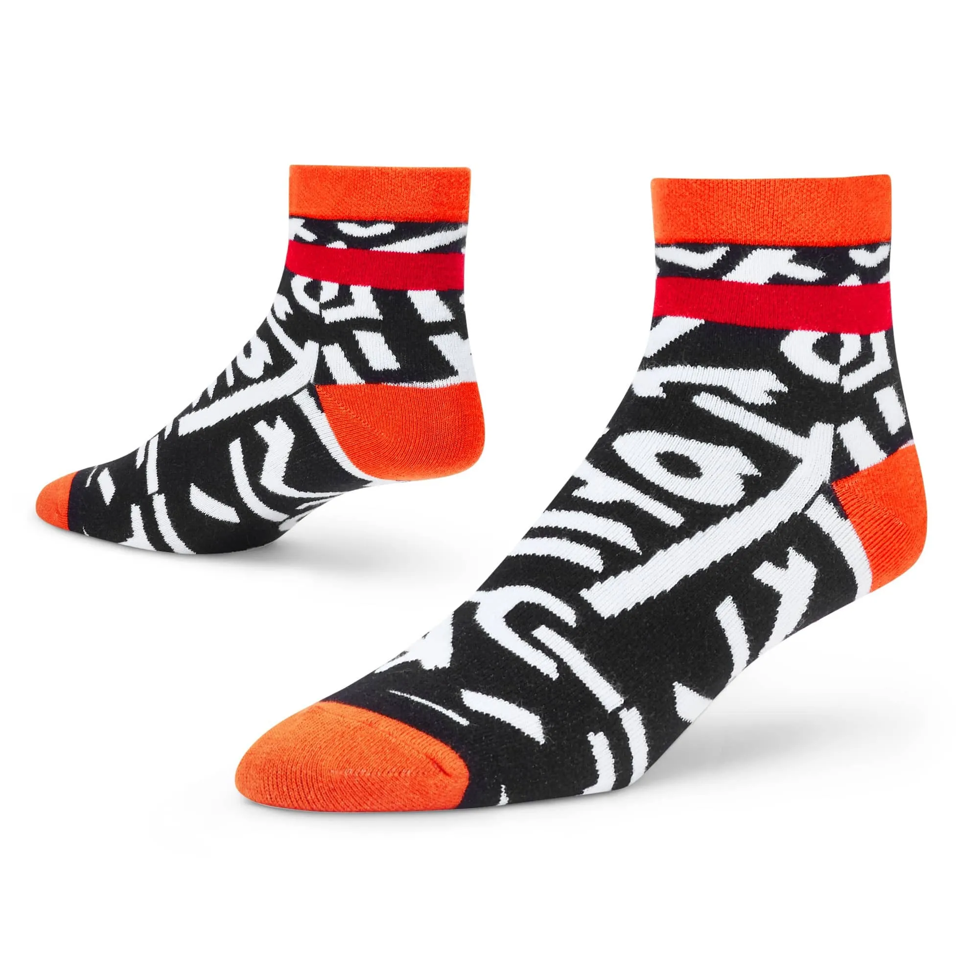 Scrawl Unisex Ankle Length Socks