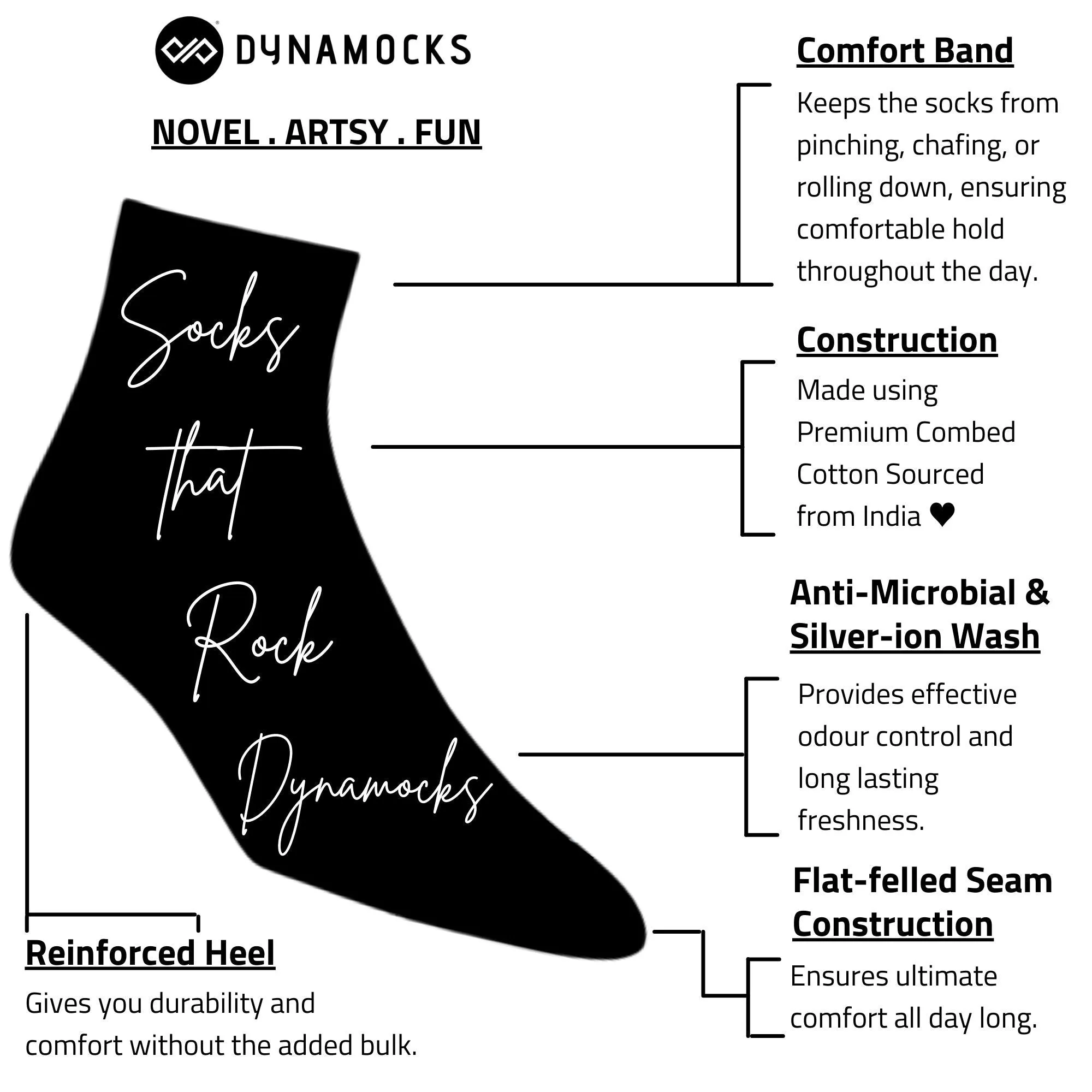 Scrawl Unisex Ankle Length Socks