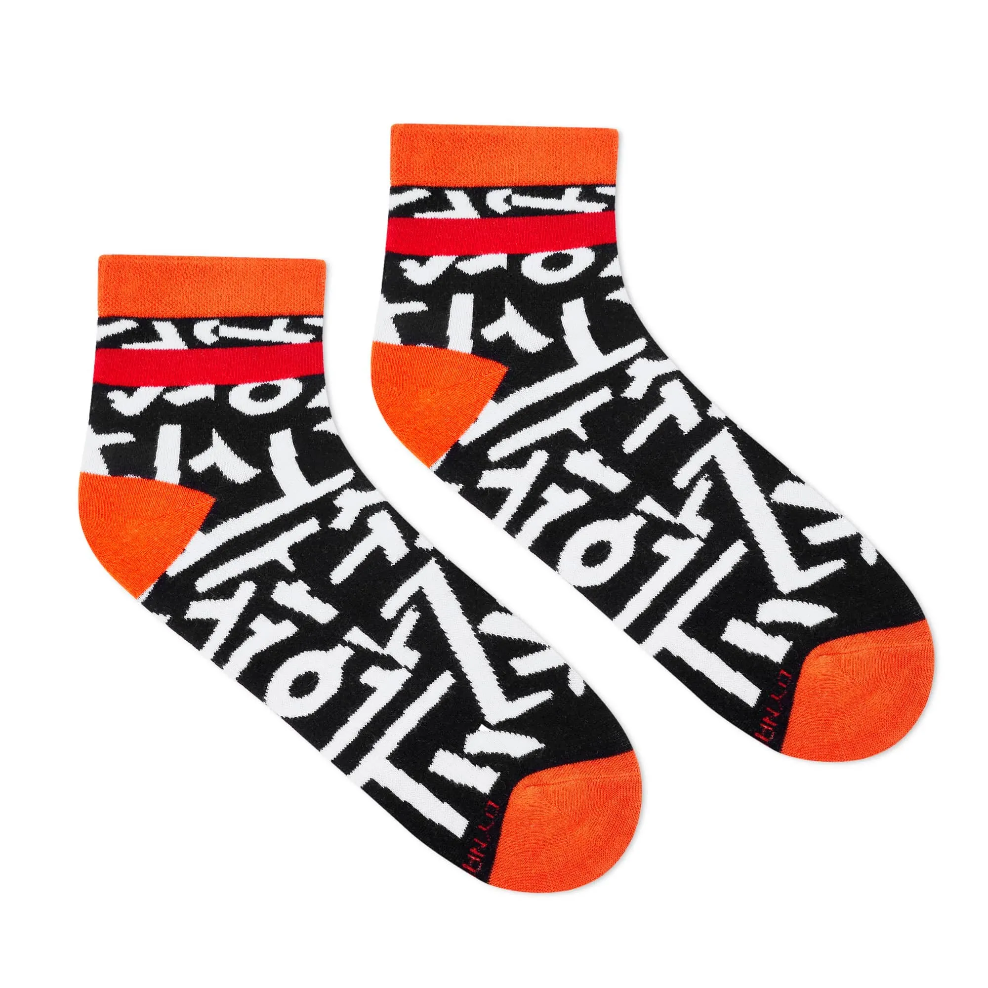 Scrawl Unisex Ankle Length Socks