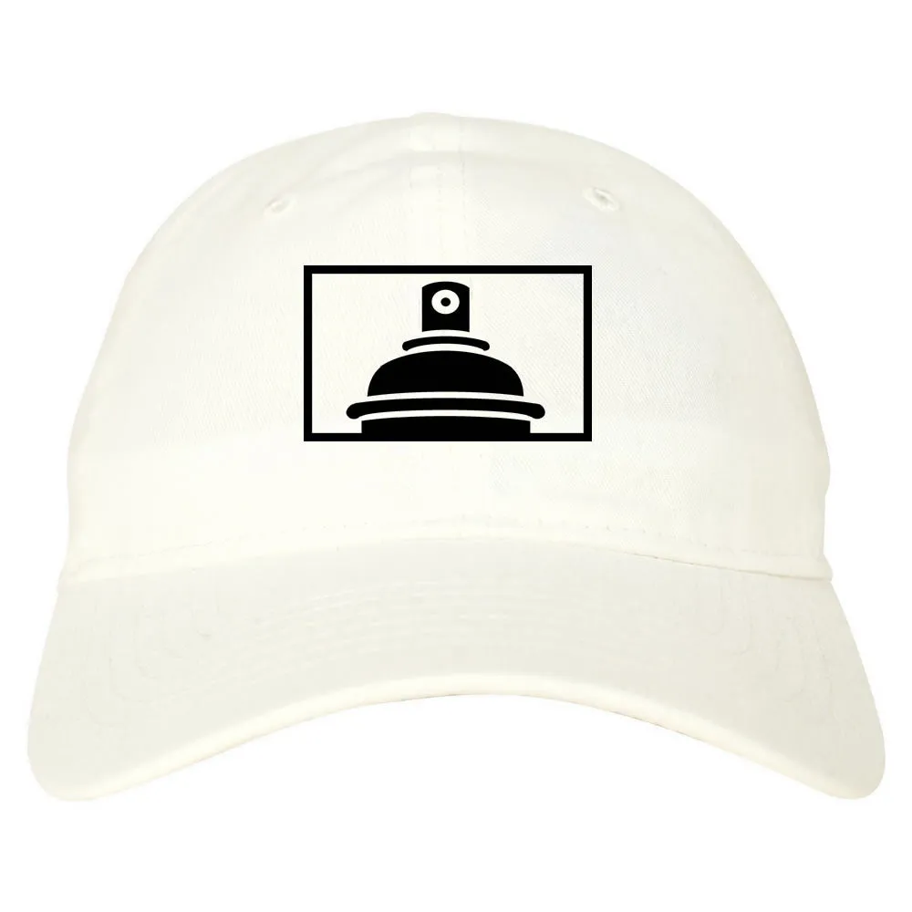 Spraycan Rectangle Logo Graffiti Dad Hat Cap