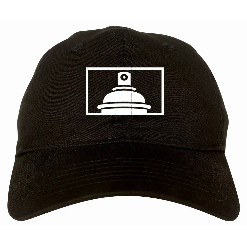 Spraycan Rectangle Logo Graffiti Dad Hat Cap