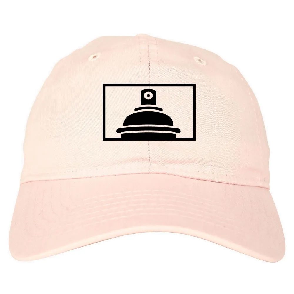 Spraycan Rectangle Logo Graffiti Dad Hat Cap