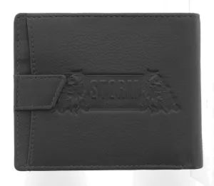 Storm Beckett RFID Blocking Black Leather Wallet