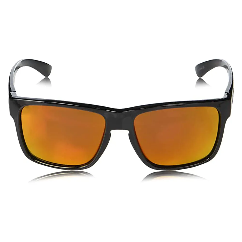 Suncloud Women's Black Frame Red Mirror Lens Contemporary Polarized Sunglasses - S-RBPPRMBK