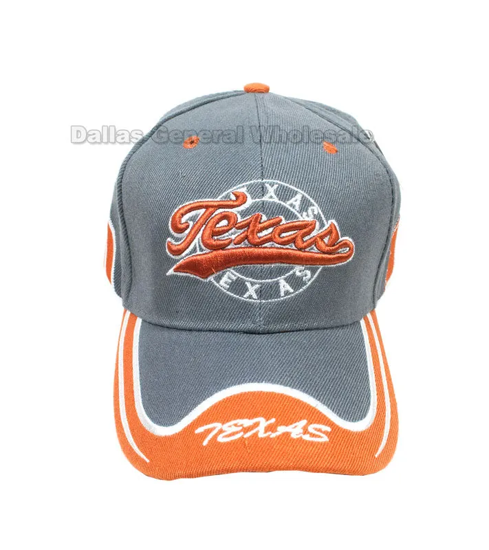 Texas Casual Baseball Caps Wholesale