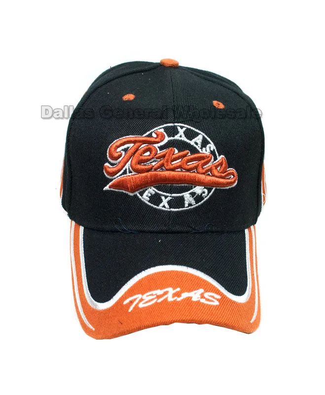 Texas Casual Baseball Caps Wholesale