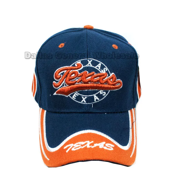 Texas Casual Baseball Caps Wholesale