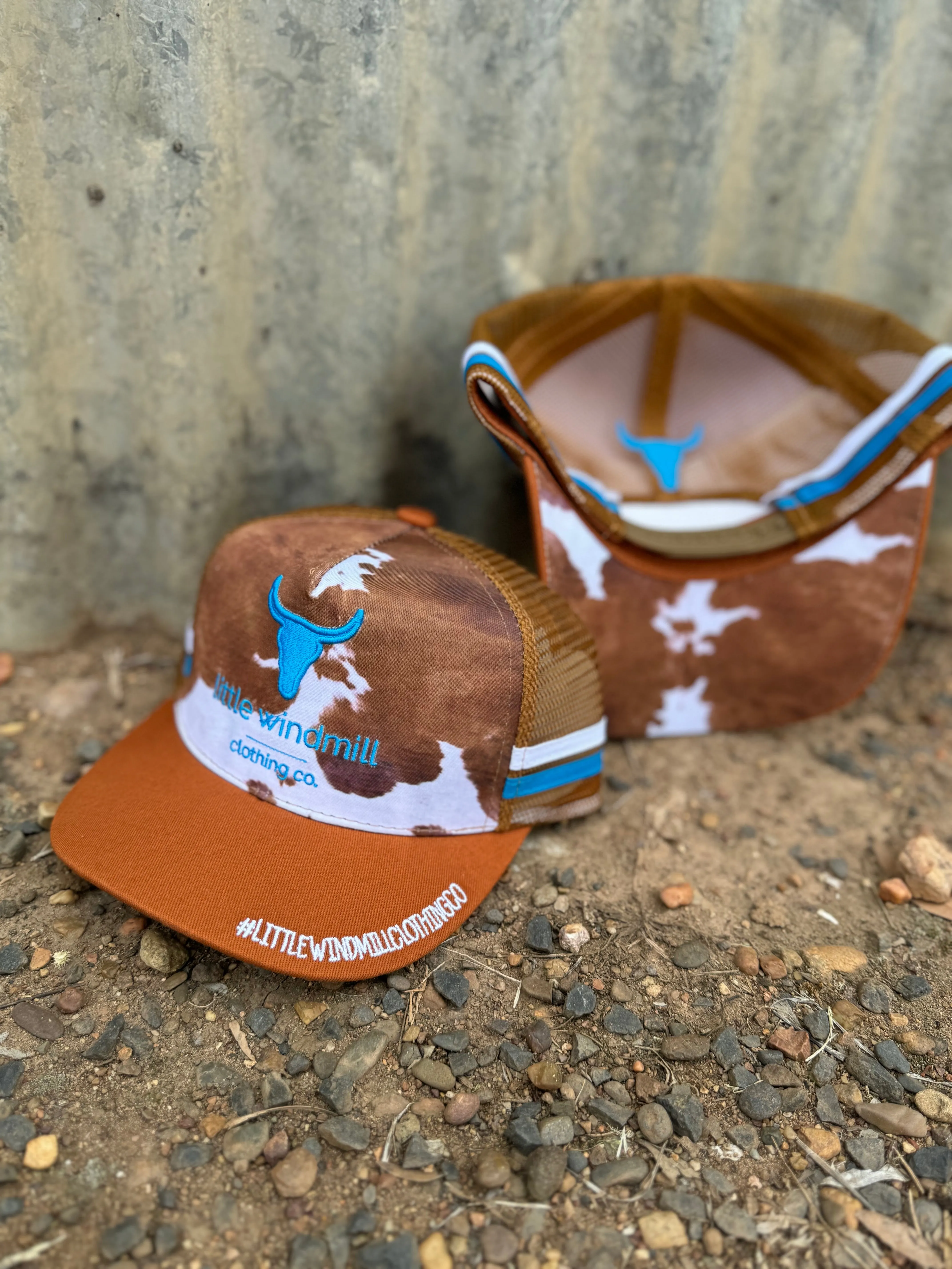 Toddlers / Youth / Adults Cow Print Caps