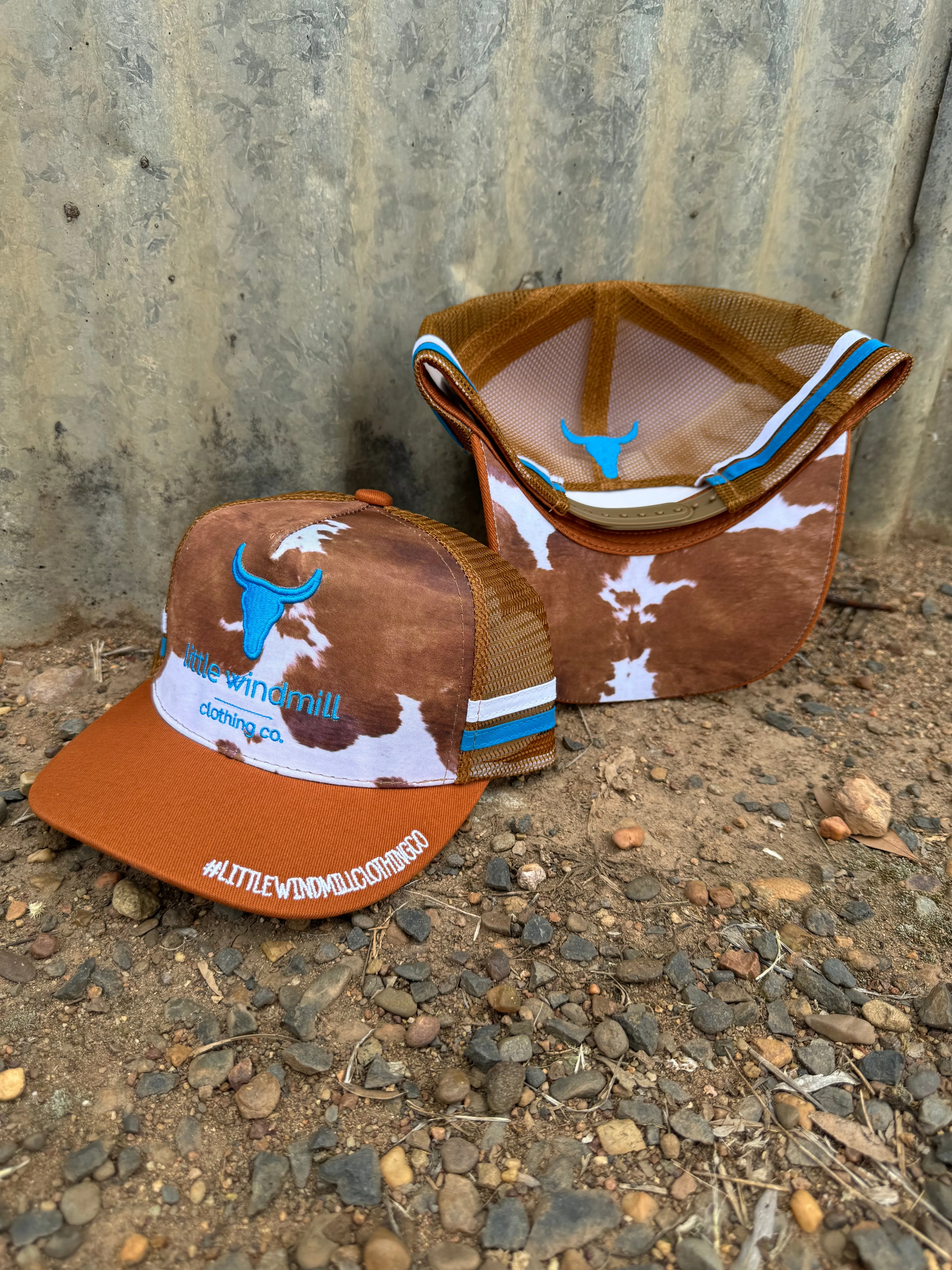 Toddlers / Youth / Adults Cow Print Caps