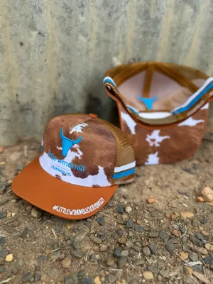 Toddlers / Youth / Adults Cow Print Caps