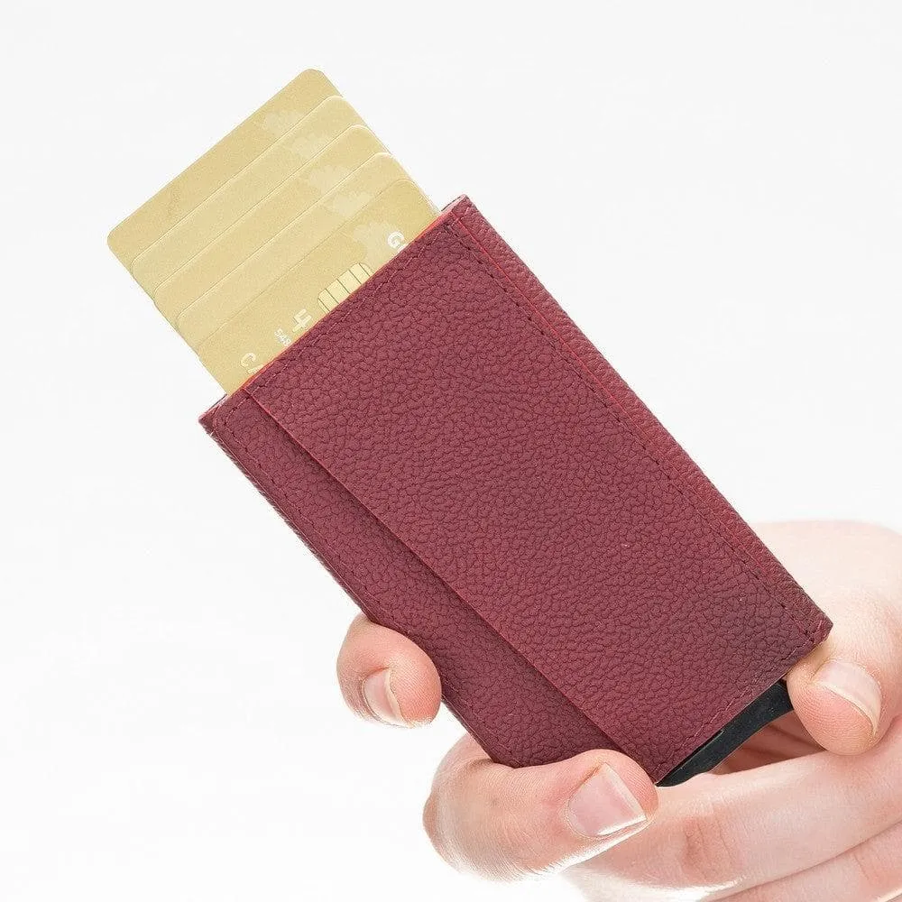 Torres Leather Mechanical Card Holder
