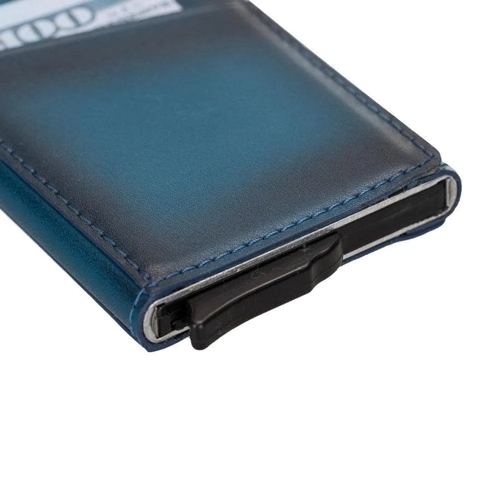 Torres Leather Mechanical Card Holder