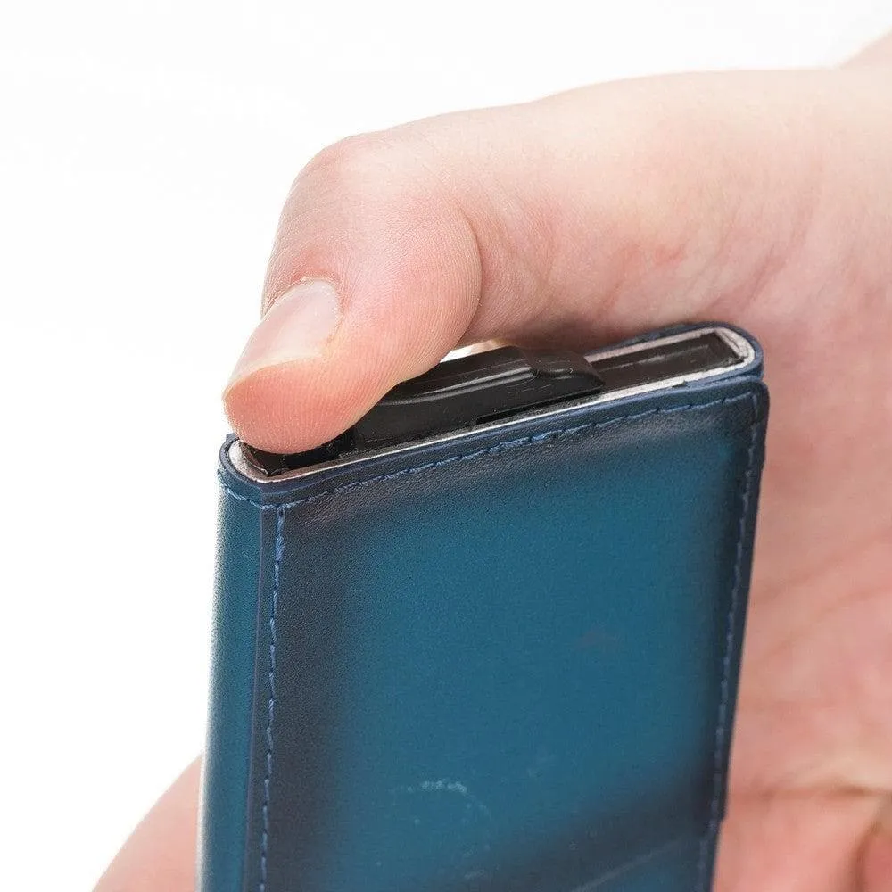 Torres Leather Mechanical Card Holder