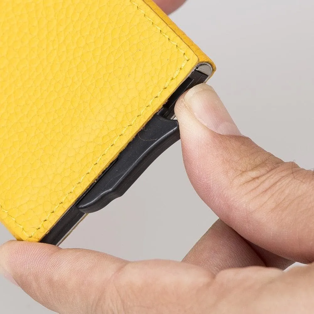Torres Leather Mechanical Card Holder