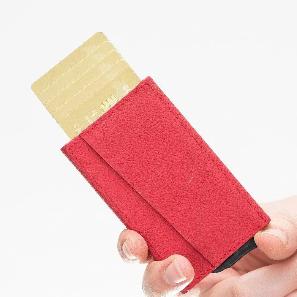 Torres Leather Mechanical Card Holder