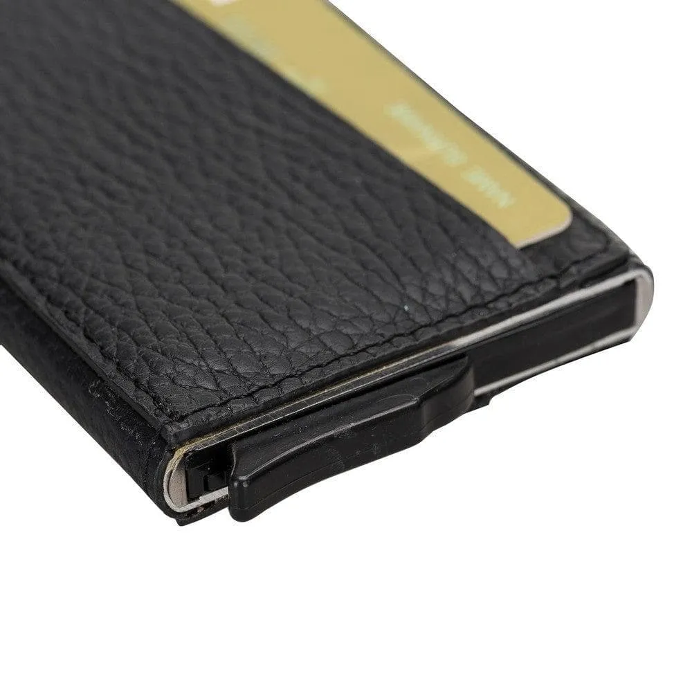 Torres Leather Mechanical Card Holder