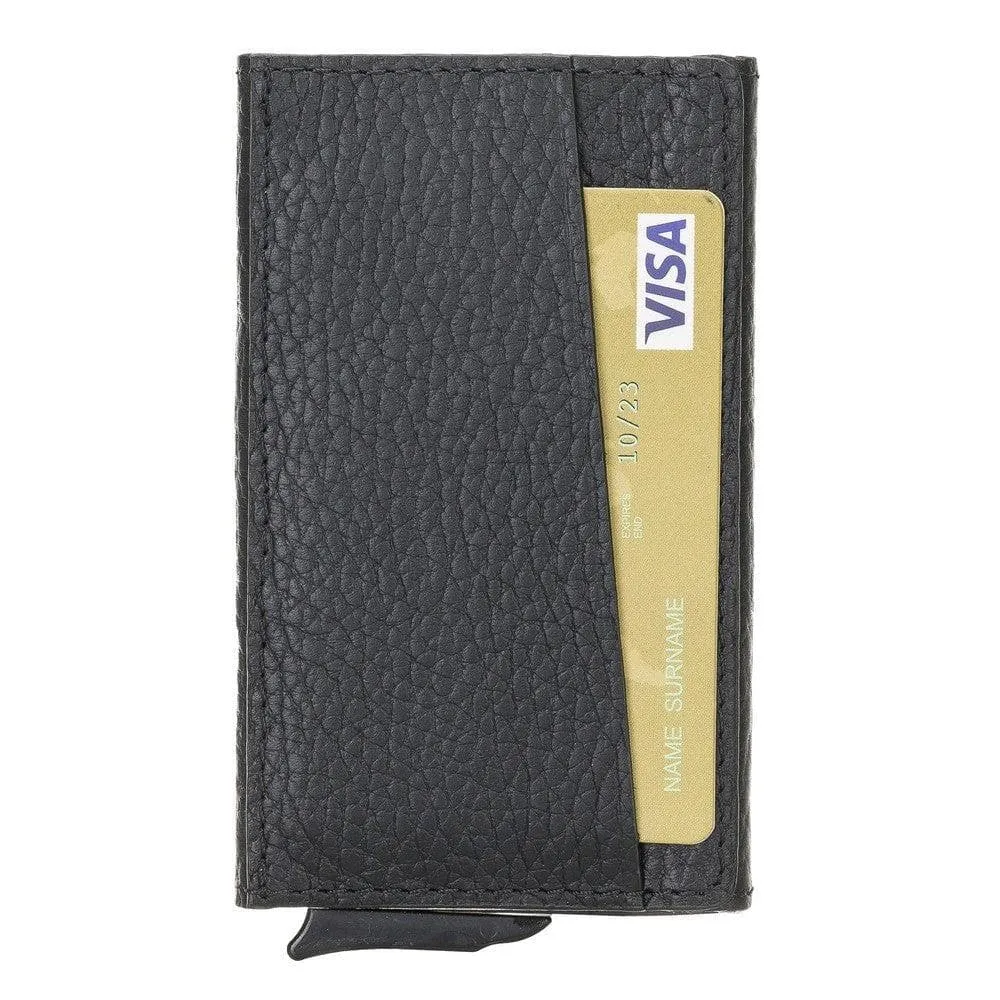 Torres Leather Mechanical Card Holder