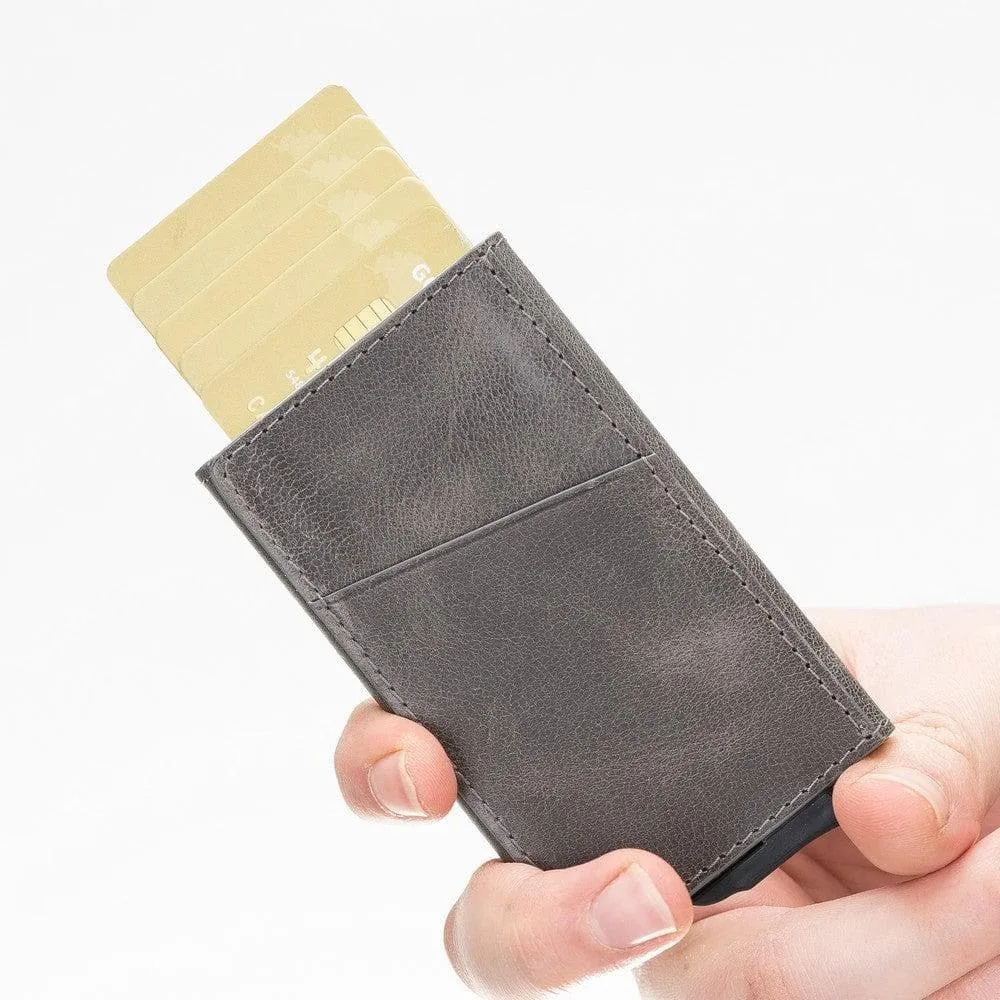 Torres Leather Mechanical Card Holder