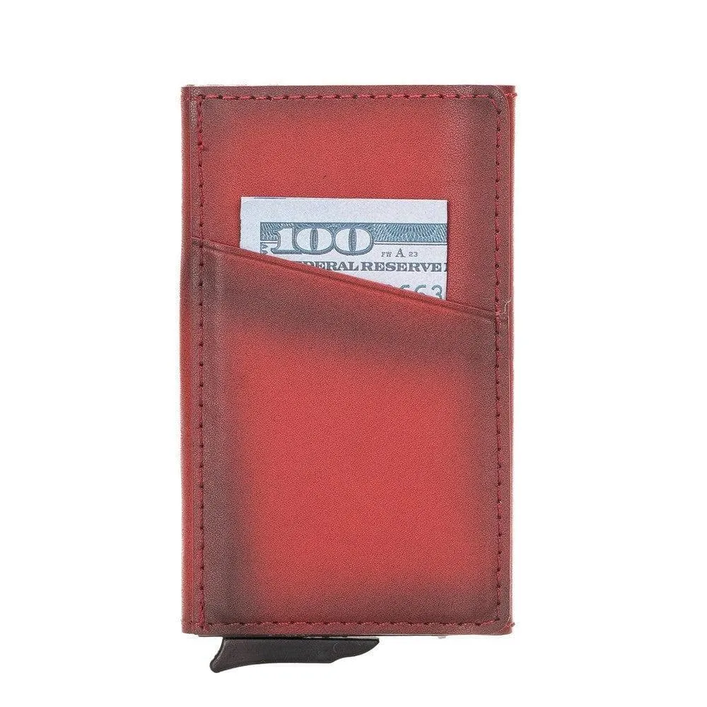 Torres Leather Mechanical Card Holder