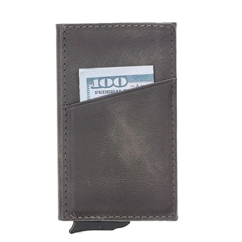 Torres Leather Mechanical Card Holder