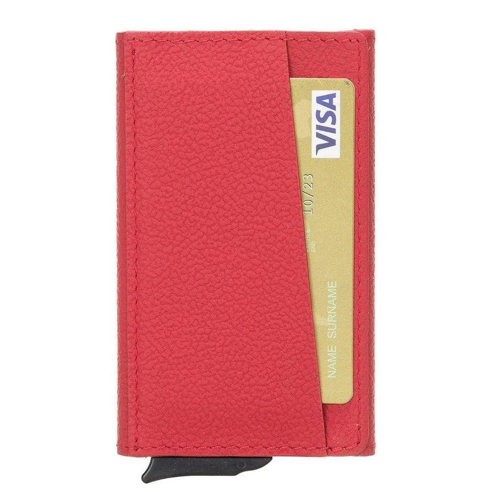 Torres Leather Mechanical Card Holder