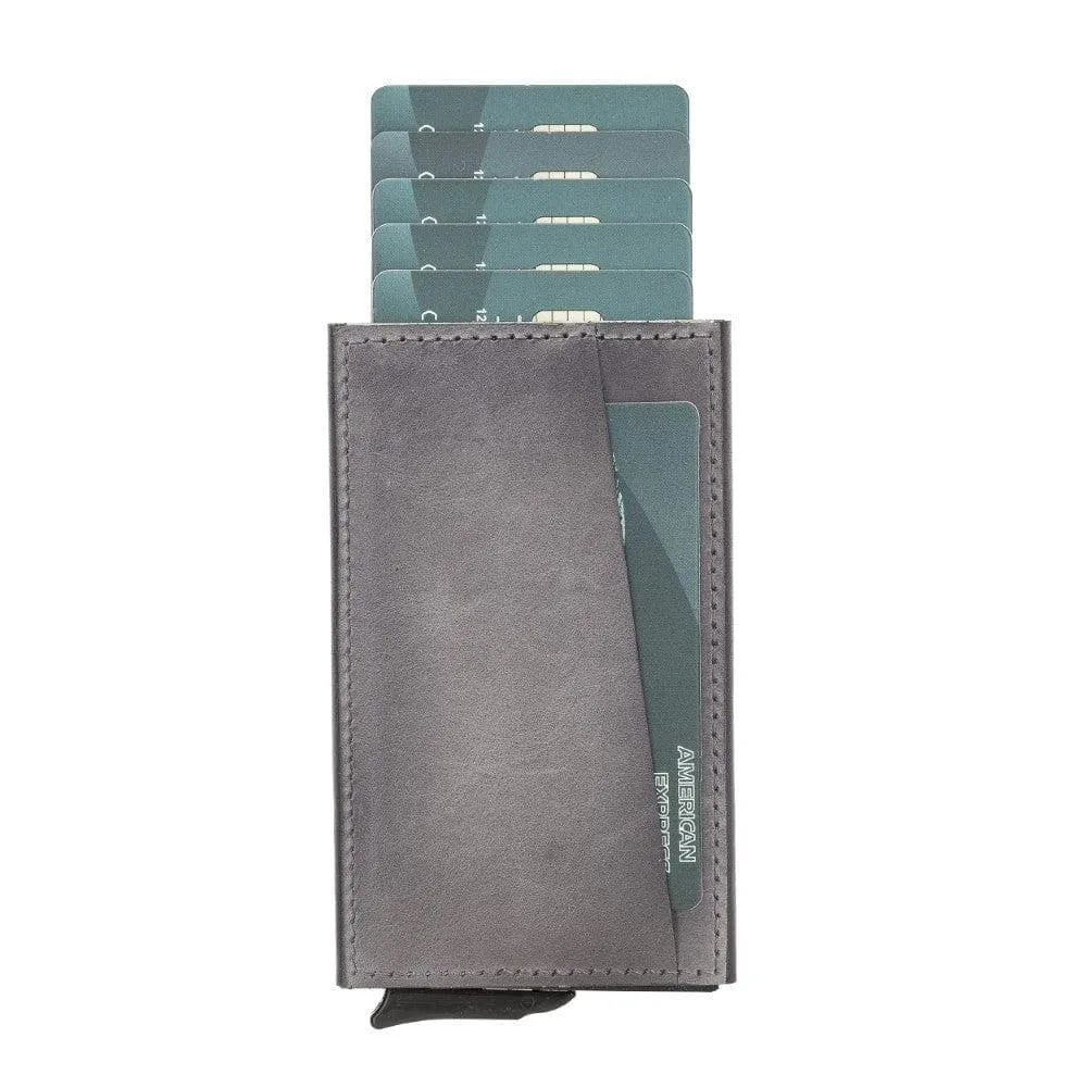 Torres Leather Mechanical Card Holder