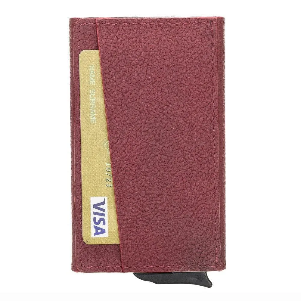 Torres Leather Mechanical Card Holder