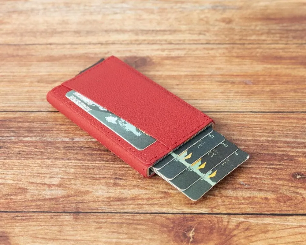 Torres Leather Mechanical Card Holder