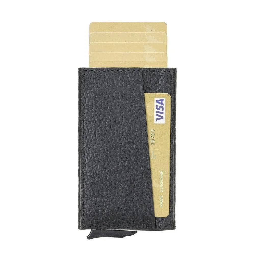 Torres Leather Mechanical Card Holder