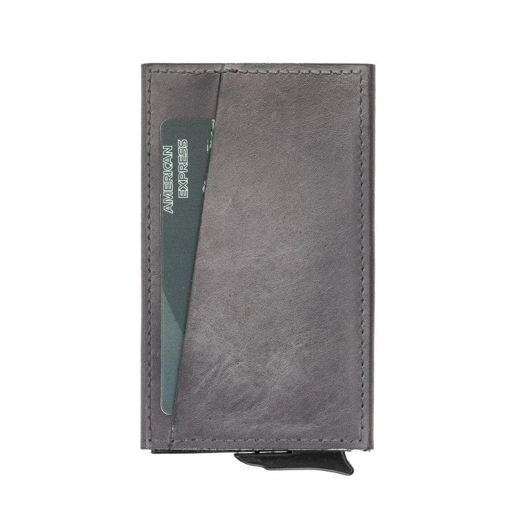Torres Leather Mechanical Card Holder