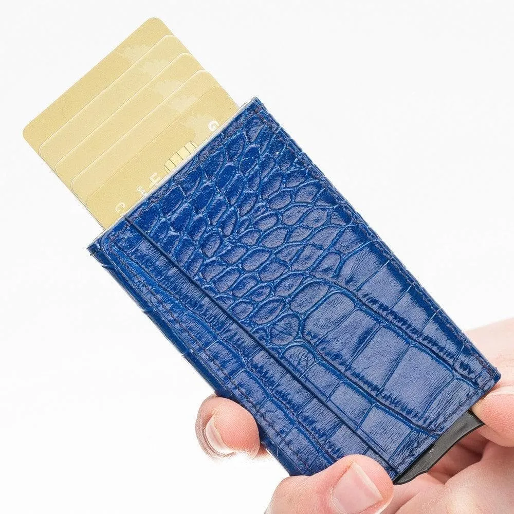 Torres Leather Mechanical Card Holder